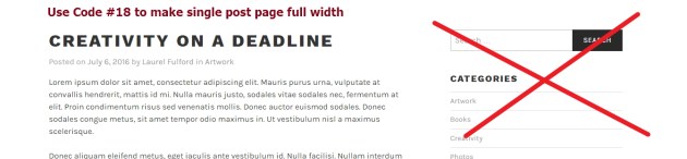 Theme Lodestar Single Post Full width