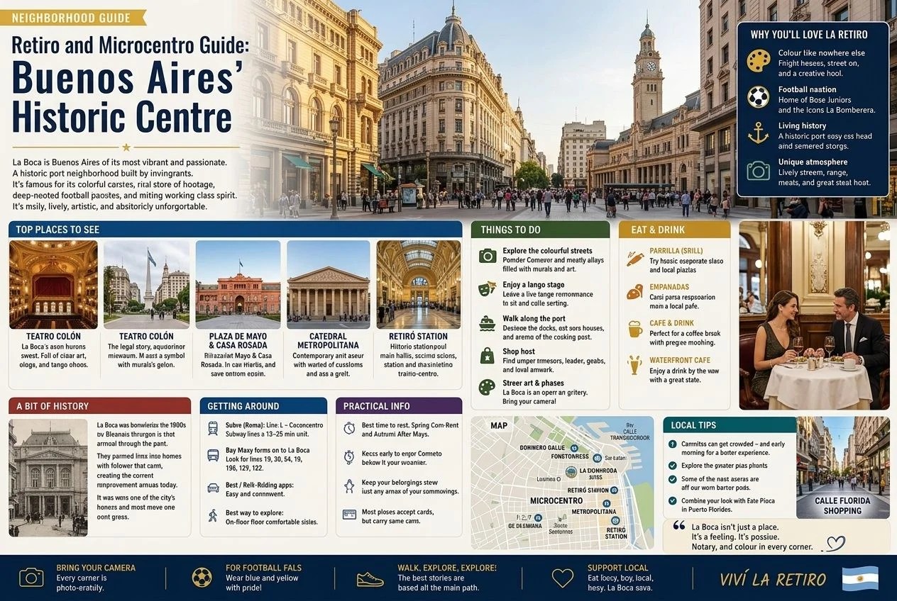 Retiro and Microcentro Guide: Buenos Aires’ Historic Centre