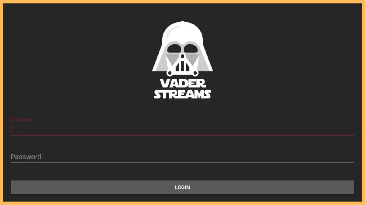 Login to Vader Streams