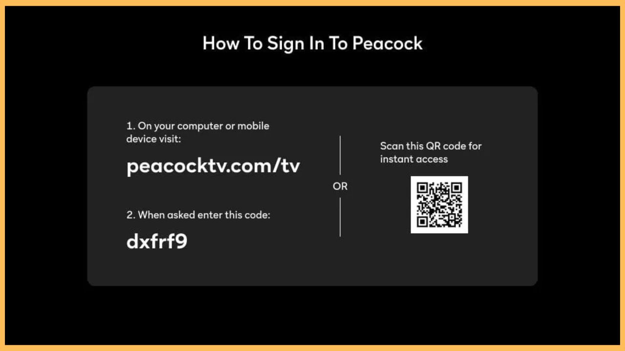 Note the activation code