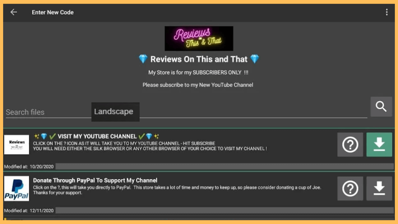 FileLinked Codes for Firestick - NewTech’s APK Store