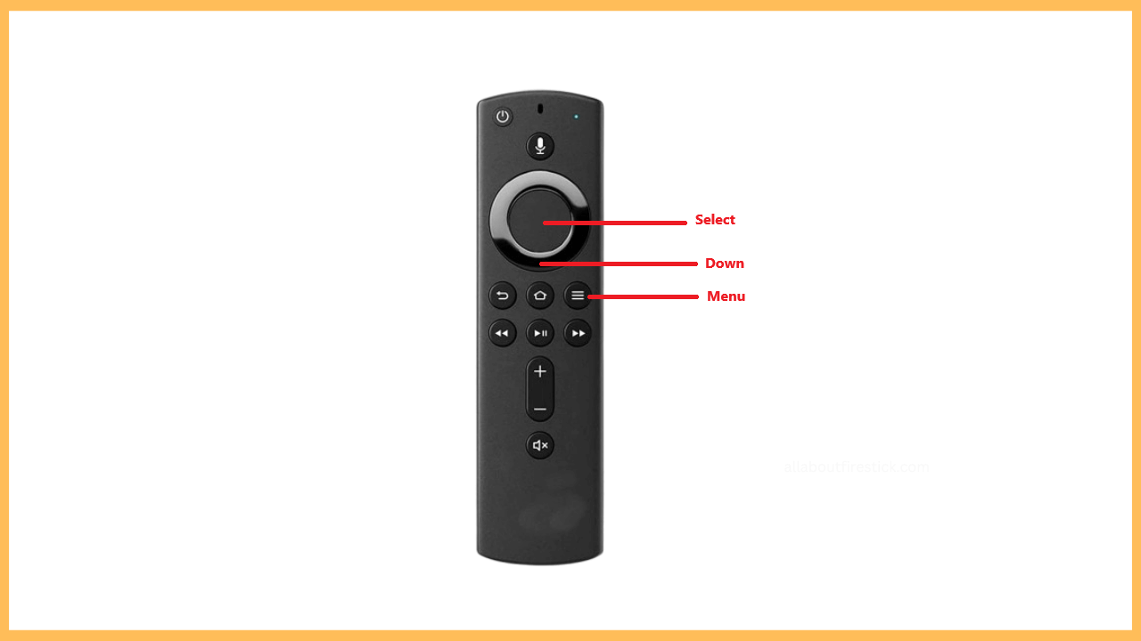 Firestick Remote Shortcuts - Developer Tools Menu