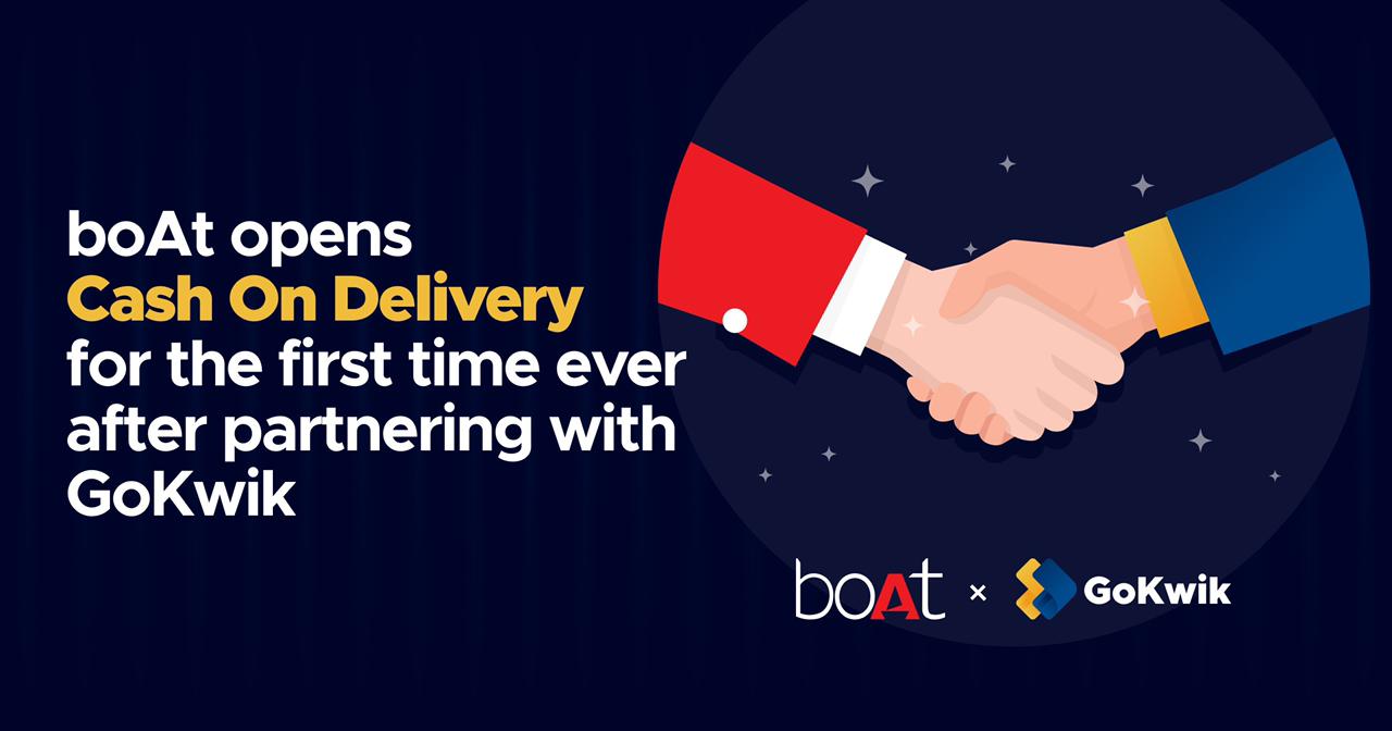 boAt opens Cash On Delivery for the first time ever after partnering with GoKwik: Boosts sales by 2x!