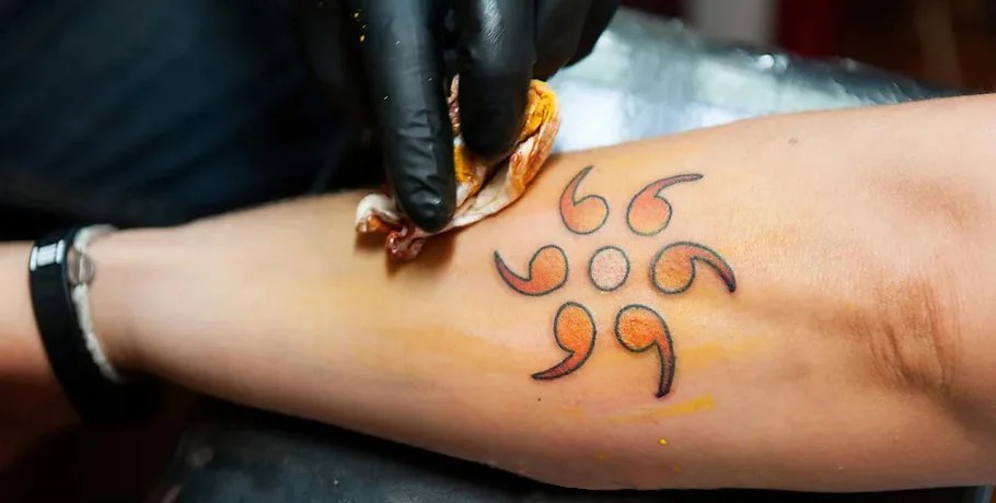 252 unique and empowering semicolon tattoo ideas