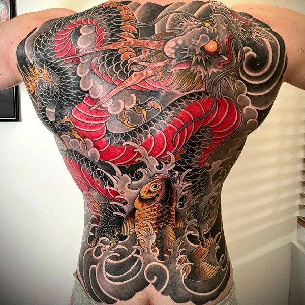 123 trending back dragon tattoo designs for this year!