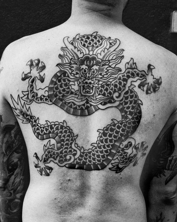 123 trending back dragon tattoo designs for this year!