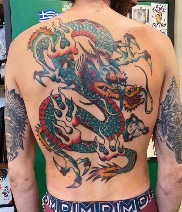 123 trending back dragon tattoo designs for this year!