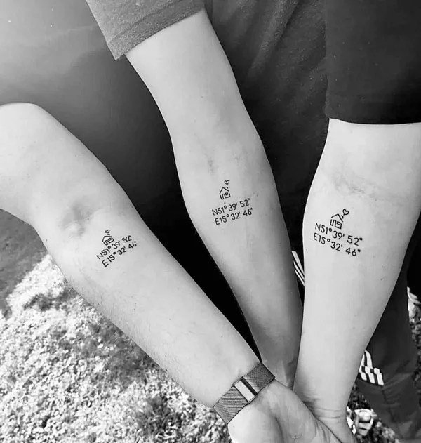 Three siblings tattoo ideas photos