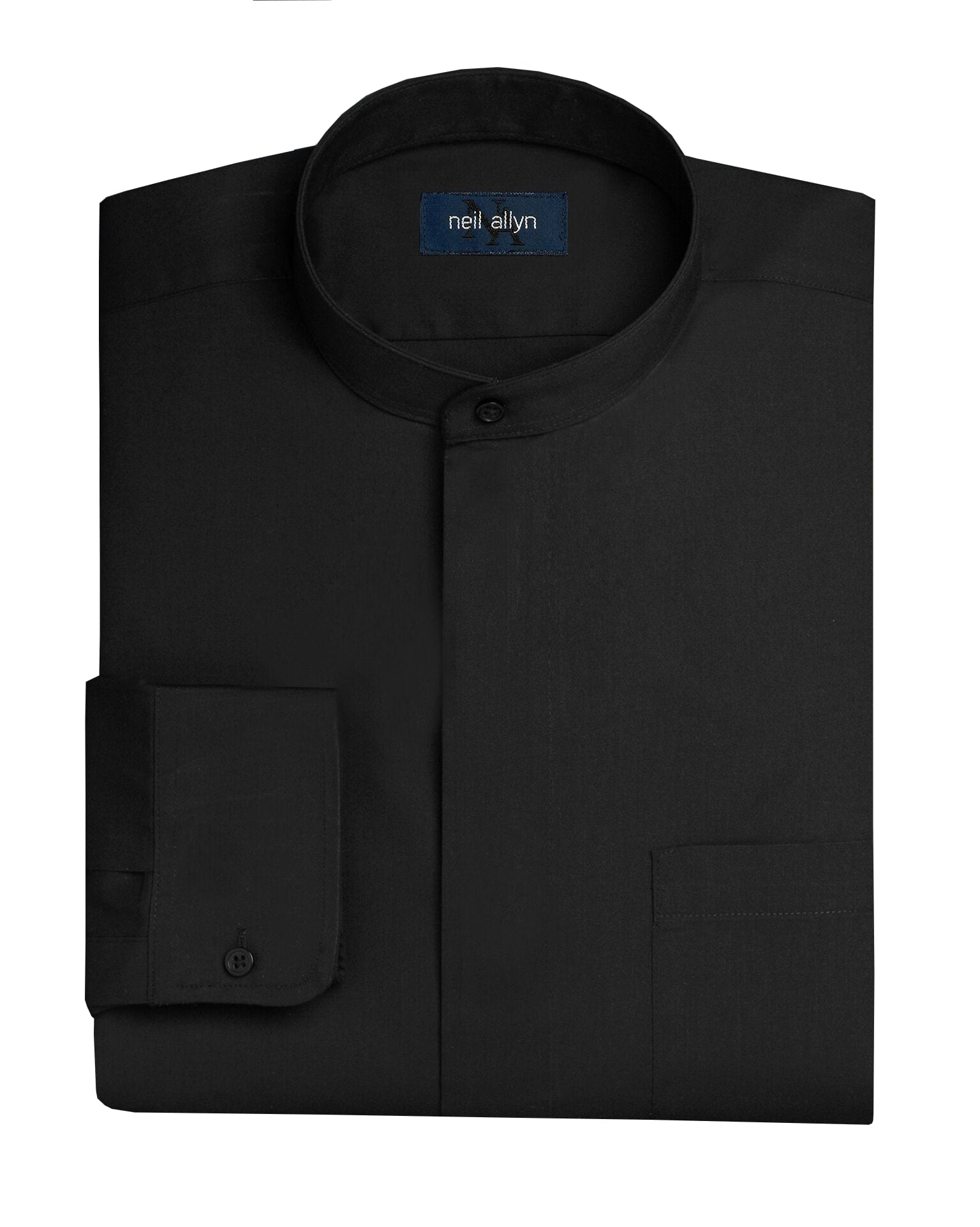 Men’s Banded Collar Dress Shirt Style 2073-01