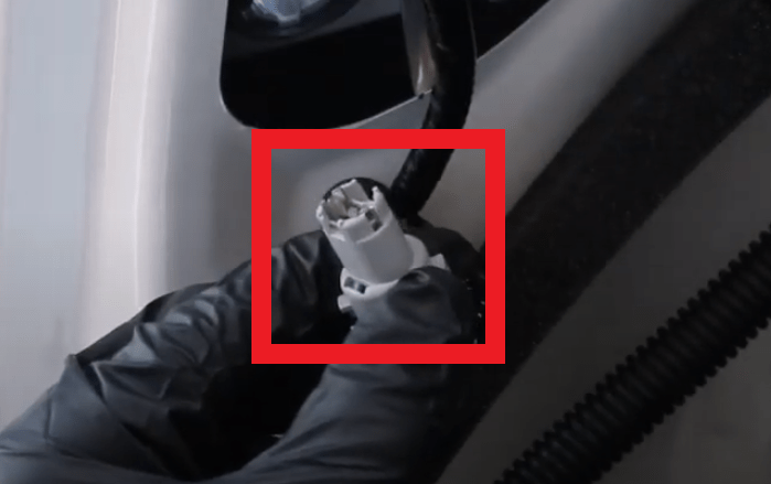 Insert LED bulb into Honda Accord bulb socket