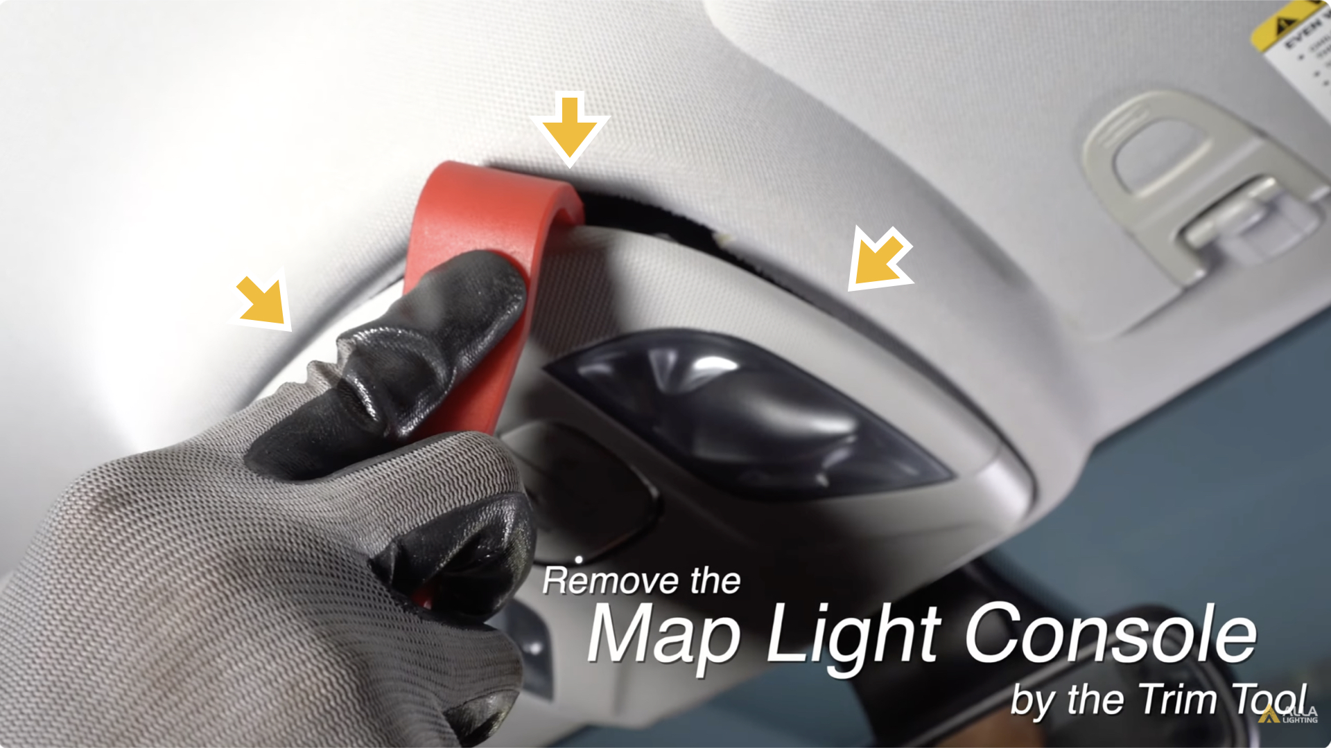 2018-2022 Jeep Compass Map Light Bulbs Installation 5