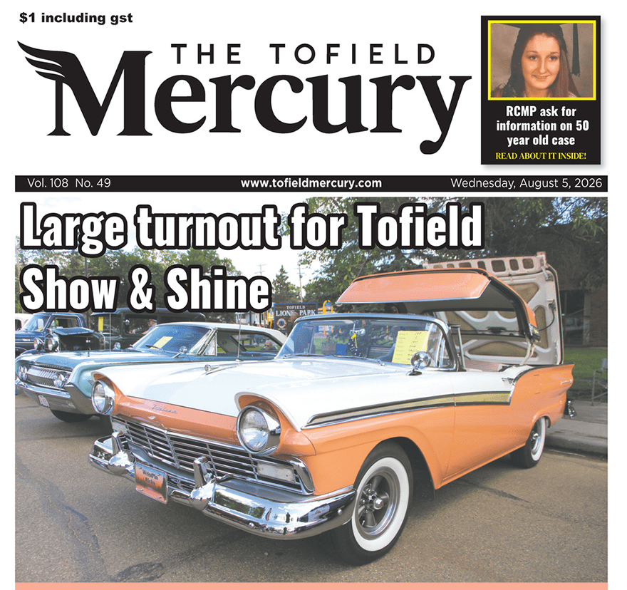 Large turnout for Tofield Show & Shine – read the August 5 Tofield Mercury!