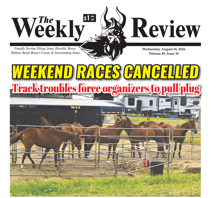 Weekend Races Cancelled – read the August 26 Weekly Review!