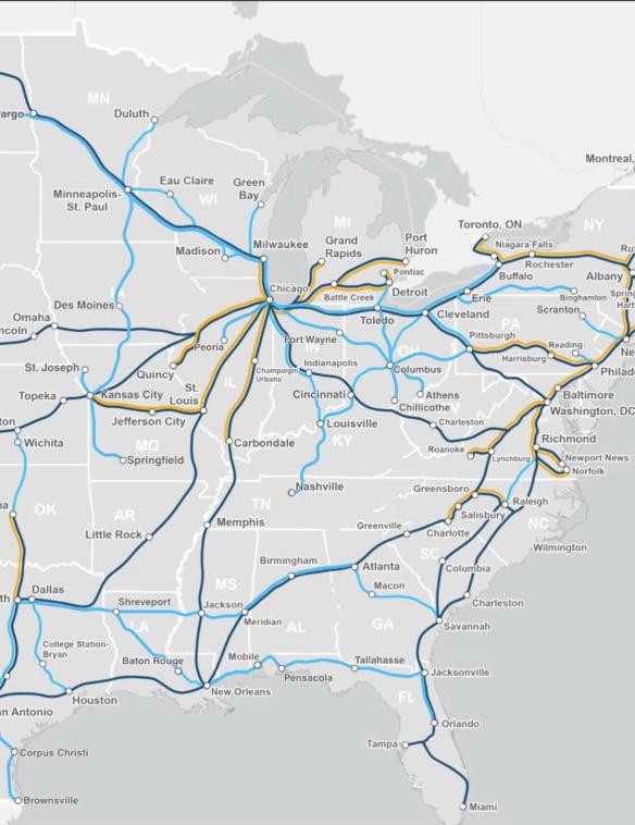 Columbus to be a rail hub 2022