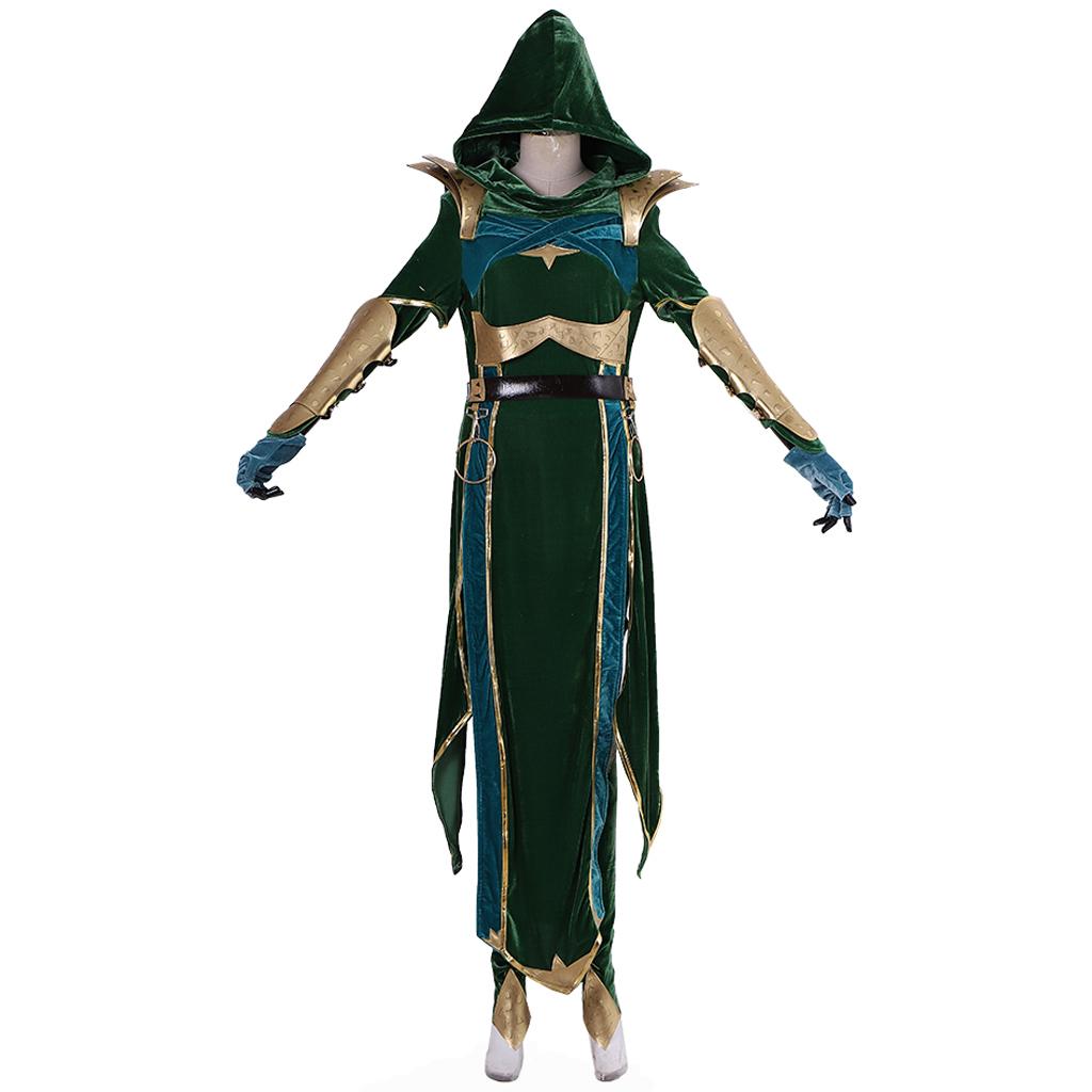 Mortal Kombat Jade Cosplay Costume Battle Suit