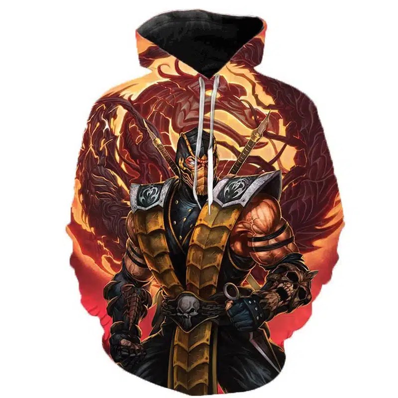 Mortal Kombat 11 3D Printed Cosplay Hoodie Outfit