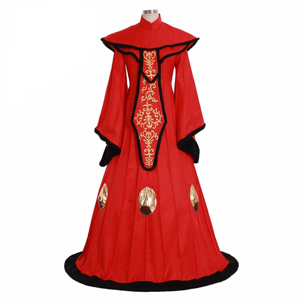 Padme Amidala Red Cosplay Costume