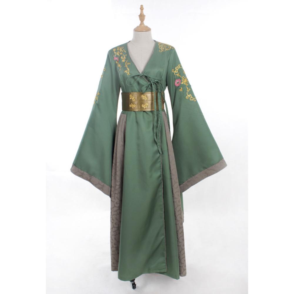 Cersei Lannister Green Dress Costume