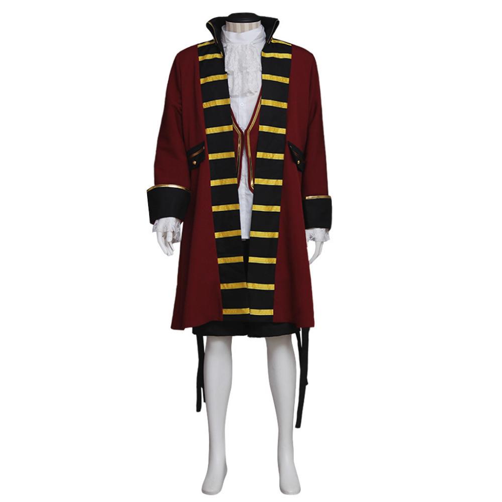 Pirates Of The Caribbean Captain James Cosplay Costume