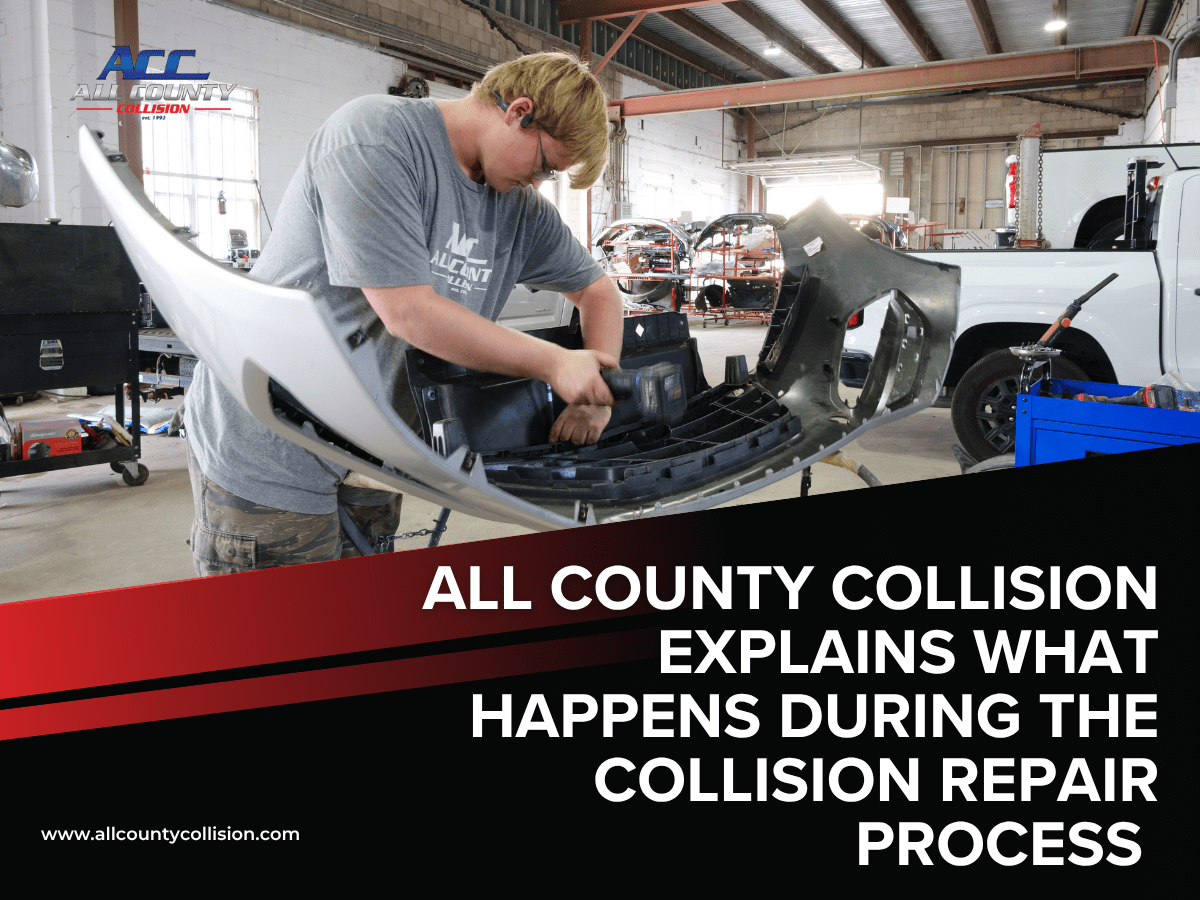 Collision repair process in Eustis, FL