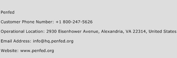Penfed contact number