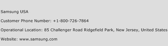 Samsung usa number