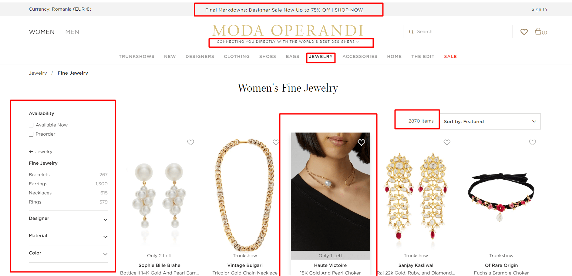 Jewellery Website Design Examples Every Store Must Model