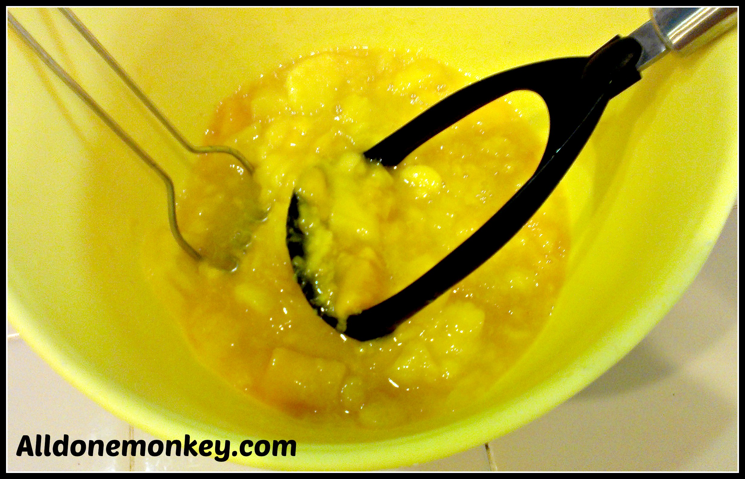 Kenyan Mango Ice Cream {Around the World in 12 Dishes} All Done Monkey