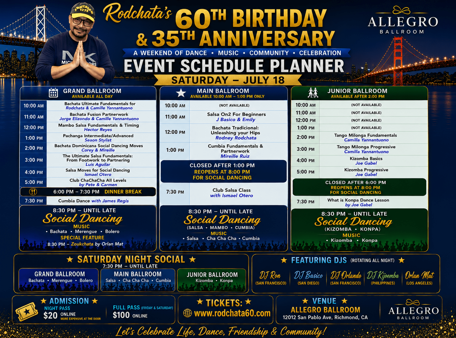 rodchata-60th-birthday-two-day-celebration-at-allegro-workshops-starting-saturday-11am-multi-room-social-starts-8pm-until-very-late-on-18th-july