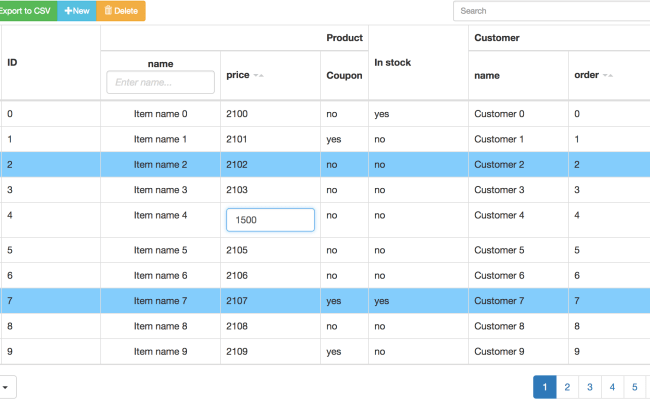 Responsive Bootstrap Table Template Free Download Bootstrap Template ...