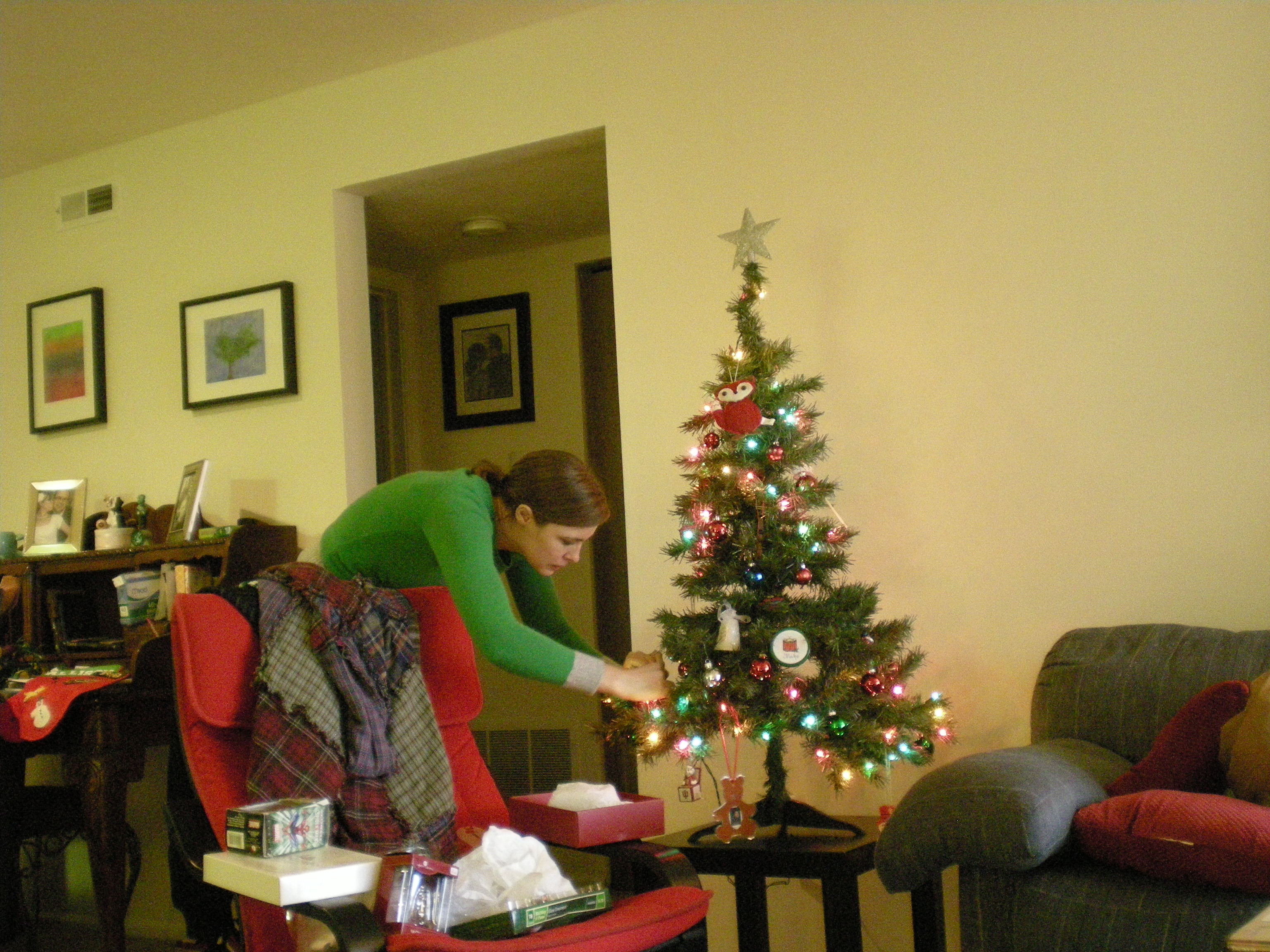 November - time to get out the Christmas tree!