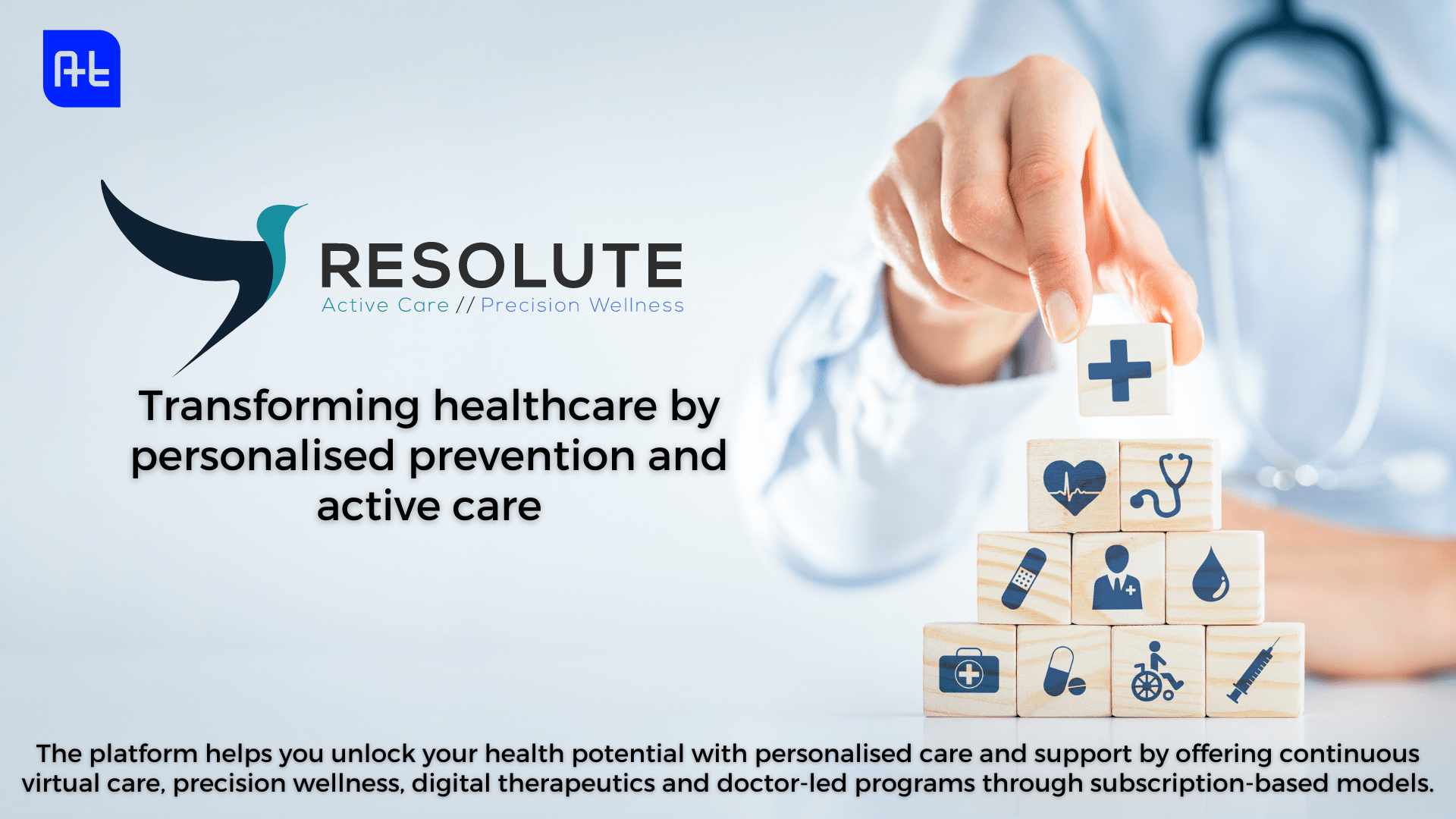 Resolute Transforming healthcare by personalised prevention and active