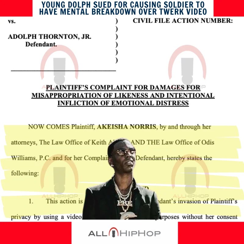 Young Dolph Sued For Causing Soldier To Have Mental Breakdown Over Twerk Video