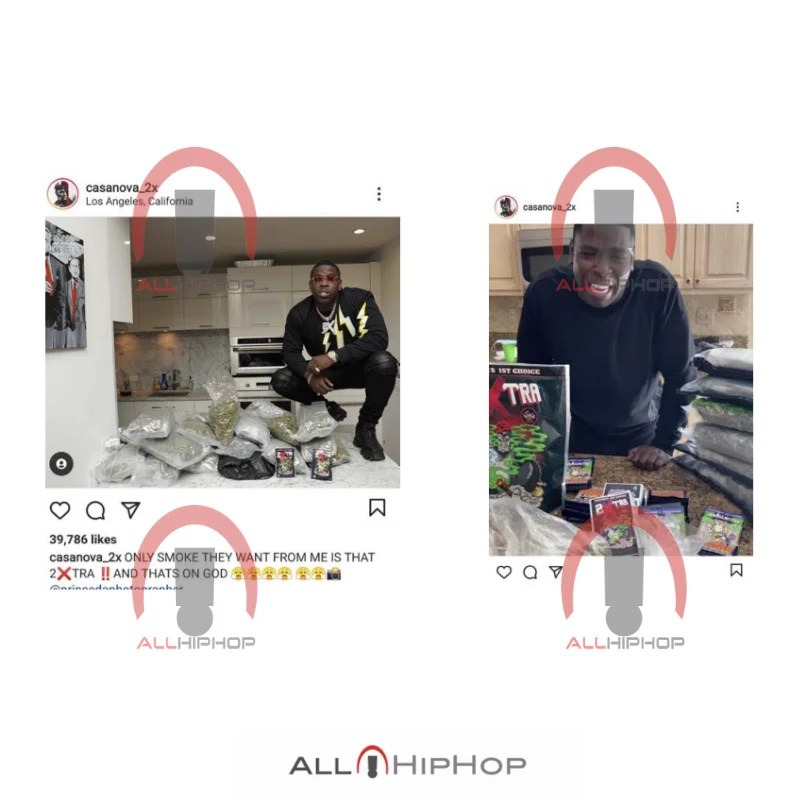 Posts from Casanova's Instagram account