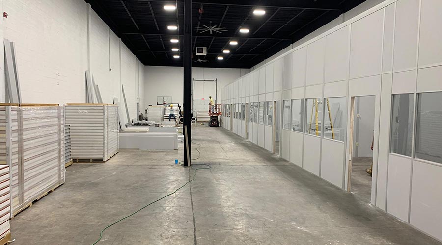 Modular office partitions, prefab walls and more!