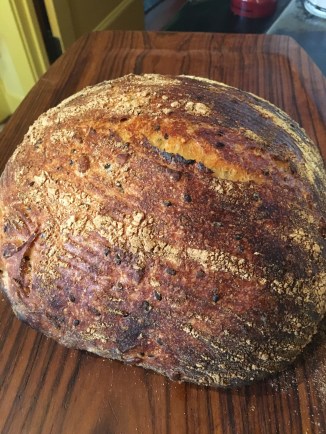 The crust of the bread