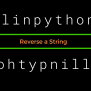 Reverse A String Using Recursion In Python – Allinpython.com