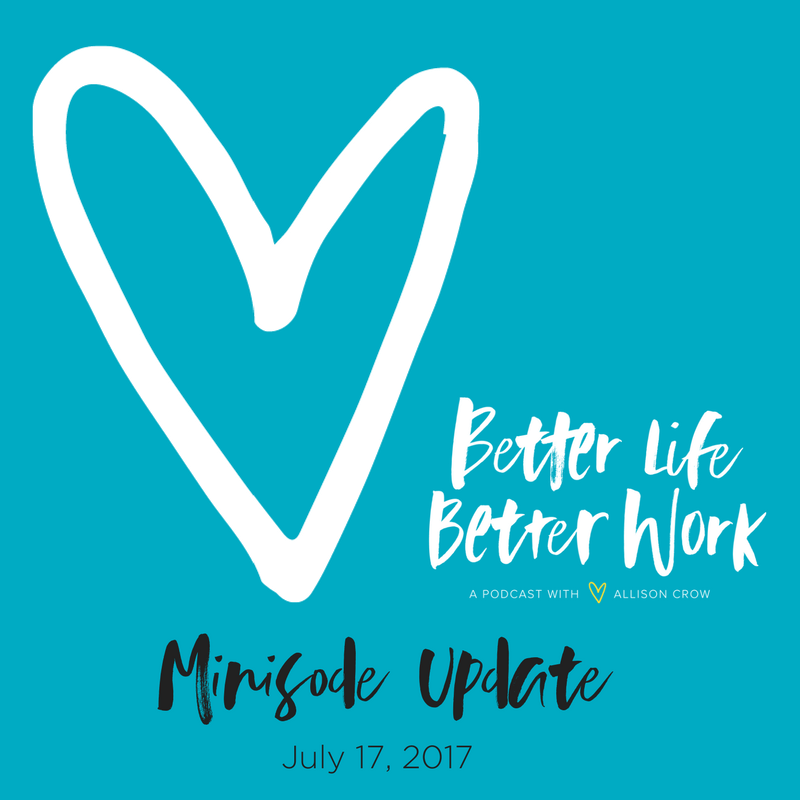 BLBW Minisode Update July 2017