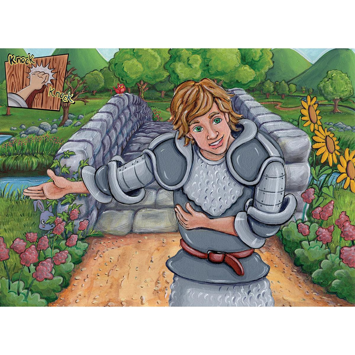 Illustration from The Wizards Ugly Daughter.