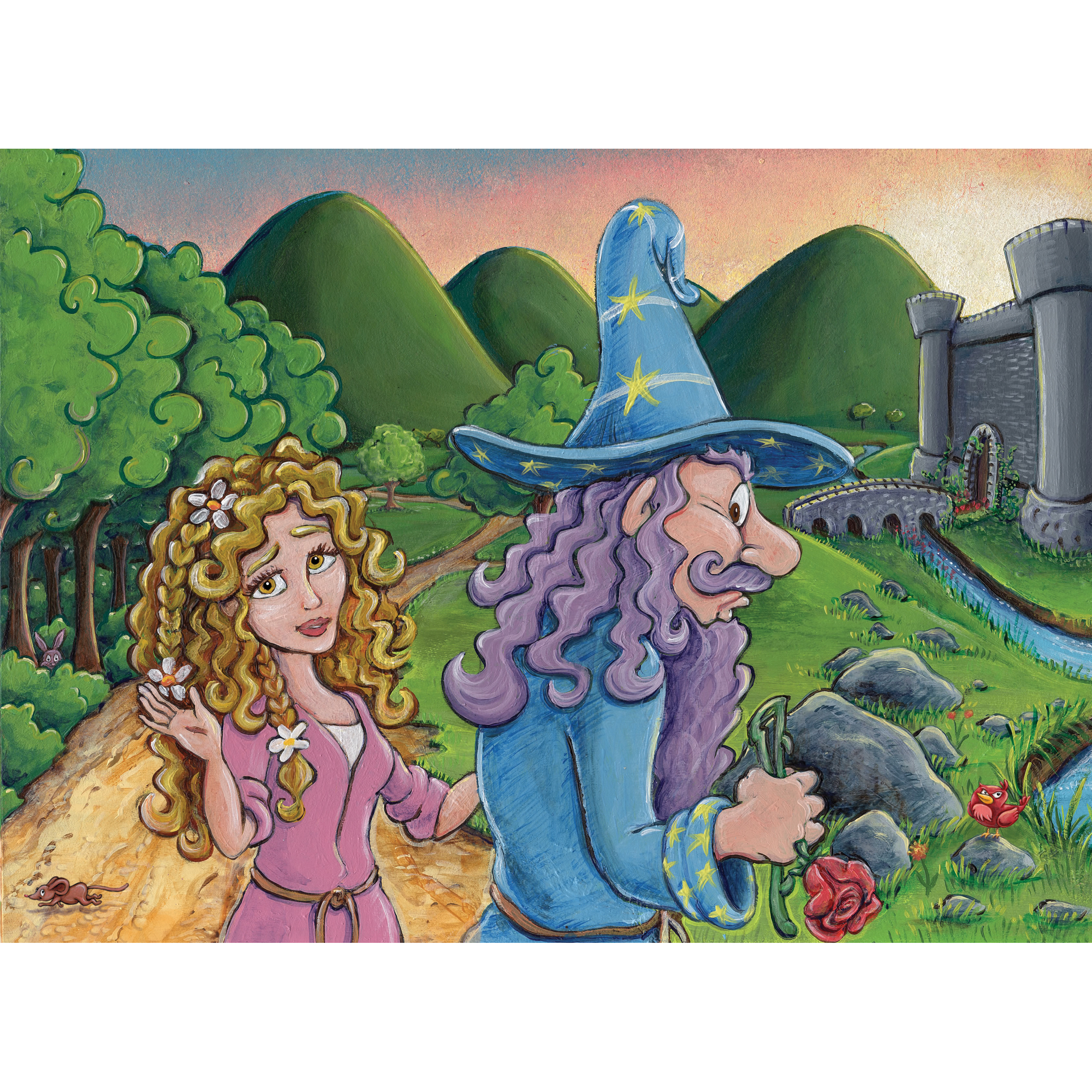 Illustration from The Wizards Ugly Daughter.