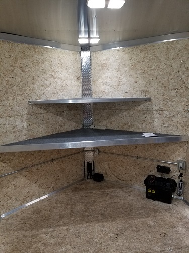 Custom Trailer Shelving Minnesota