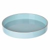 Mimosa Round Serving Tray - Powder Blue - 10 Inch Decorative & Functional Tray with Cutout Handles - Plastic - Home Organization & Decor