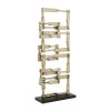 Jodie Gold Metal Accent Decor Stacked Squares Modern Geometric Ornament 27" Tall