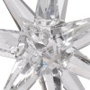 8 Inch Clear Glass Star Accent Decor - Elegant Crystal Tabletop Decoration - Modern Home Decor