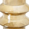 Rae Glass Vases Set of 2, Amber Yellow Cylindrical Flower Vases, Modern Geometric Decor, Table Centerpiece, Home Decor, Tall Glass Vase, Elegant Living Room Decor