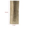 15-Inch Gold Aluminum Vase - Modern Decorative Flower Vase with Tree Trunk Texture - Rustic & Elegant Home Decor