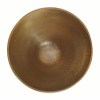 Sinzo 10" Gold Aluminum Decorative Bowl - Marble Textured, Black/White, Modern Centerpiece, Lightweight, Watertight