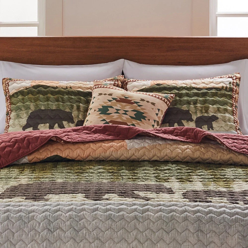 Kip 18x18 Inch Southwest Geometric Throw Pillow - Brown Multicolor Plush Polyester Canvas Cover