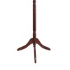 Merlot Brown Traditional Wooden Coat Rack with Twisted Design - 71.5"H