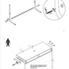 White Computer Desk, 2 Storage, Metal Frame